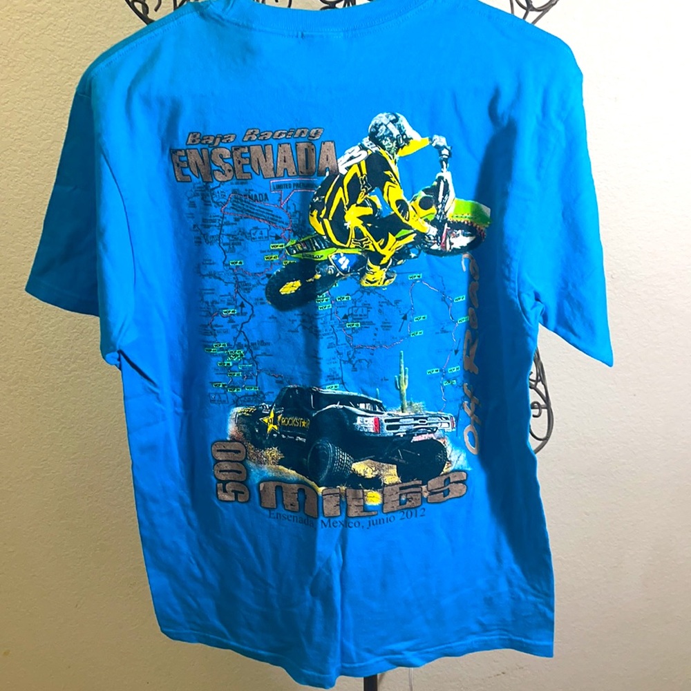 MENS BAJA RACING T SHIRT - Picture 2 of 2